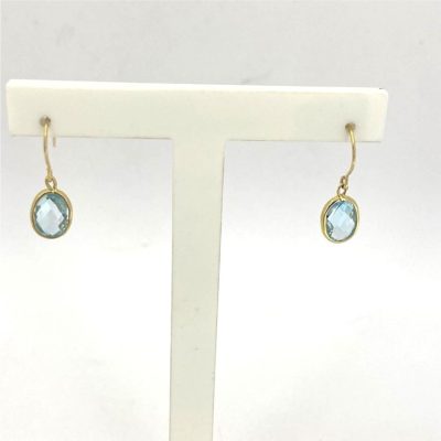 Blue Topaz Earrings