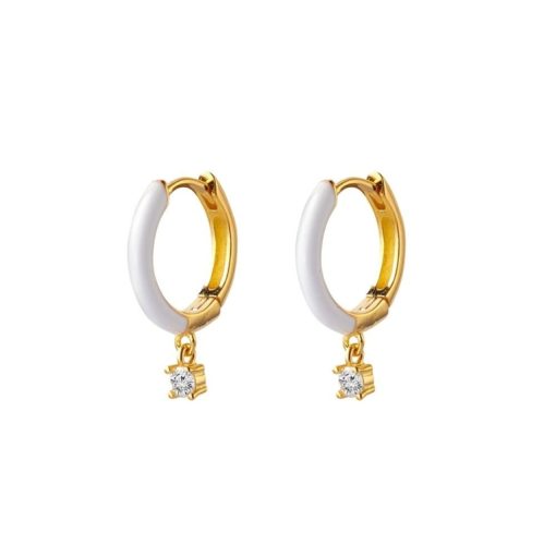 Enamel Earrings